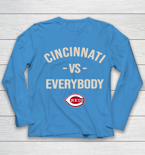 Cincinnati Reds Vs Everybody Youth Long Sleeve 5