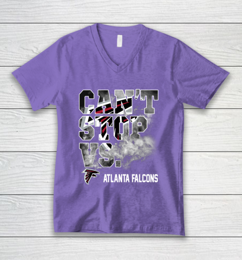NFL Atlanta Falcons Can't Stop Vs V-Neck T-Shirt 8