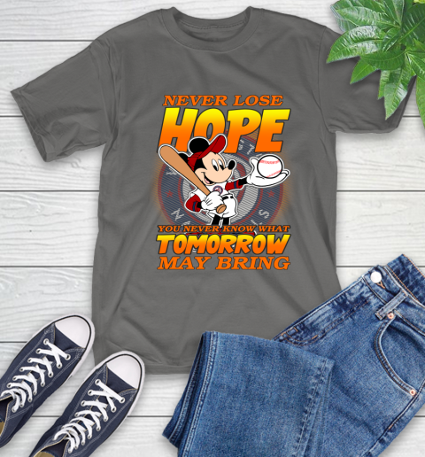 Washington Nationals MLB Baseball Mickey Disney Never Lose Hope T-Shirt 10