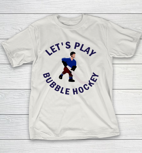 Bubble Hockey Let's Play Youth T-Shirt - Image 9