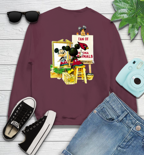 NFL Football Arizona Cardinals Mickey Drawing Shirt 108