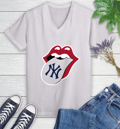 New York Yankees MLB Baseball Lips I Root For My Team Adoring Fan 77