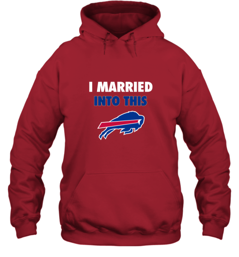 rtrv i married into this buffalo bills hoodie 23 front red