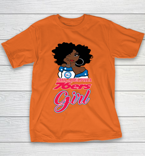 Philadelphia 76ers Girl NBA Youth T-Shirt 7