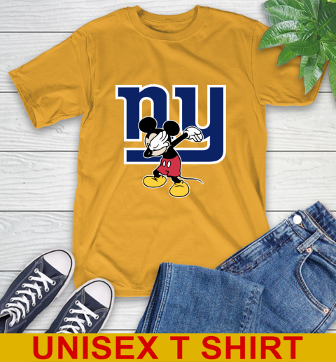 New York Giants NFL Football Dabbing Mickey Disney Sports T-Shirt 3