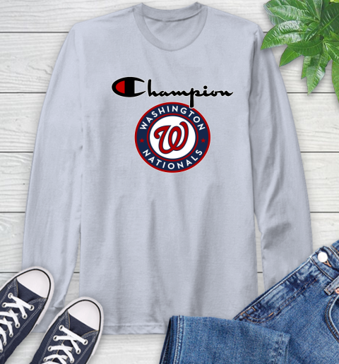 MLB Baseball Washington Nationals Champion Shirt Long Sleeve T-Shirt 4