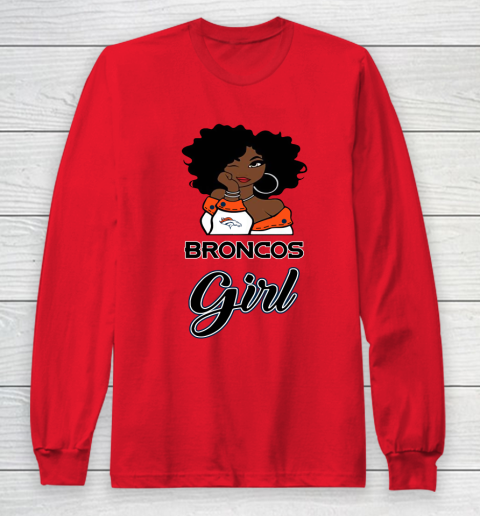 Denver Broncos Girl NFL Long Sleeve T-Shirt 10