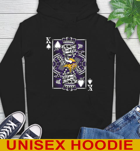 Minnesota Vikings NFL Football The King Of Spades Death Cards Shirt Hoodie