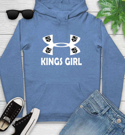 NHL Los Angeles Kings Girl Under Armour Hockey Sports Youth Hoodie 13