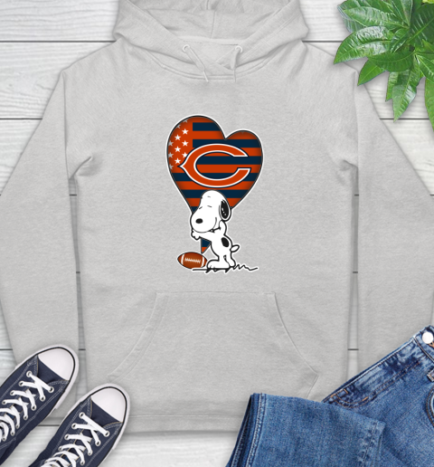 Chicago Bears NFL Football The Peanuts Movie Adorable Snoopy Hoodie
