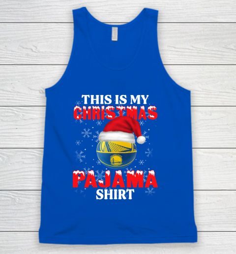 Golden State Warriors This Is My Christmas Pajama Shirt NBA Tank Top 4
