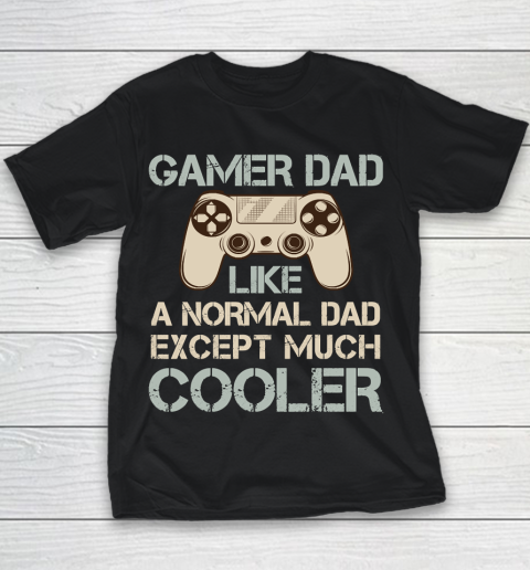 Father's Day Funny Gift Ideas Apparel  Gamer Dad Video Game Dad Father T Shirt Youth T-Shirt