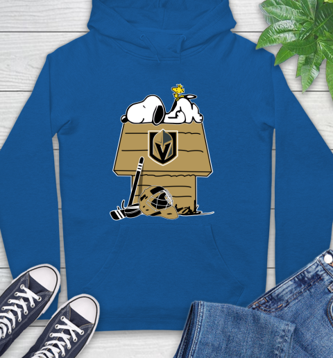 Vegas Golden Knights NHL Hockey Snoopy Woodstock The Peanuts Movie Hoodie 9