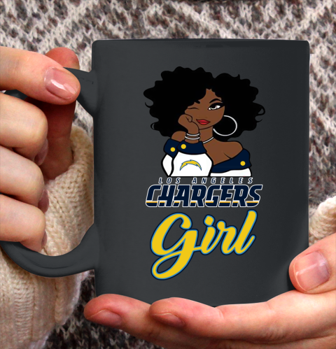 Los Angeles Chargers Girl NFL Ceramic Mug 11oz