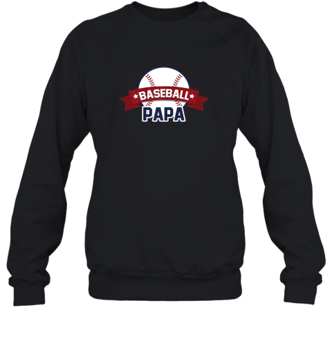 Baseball Papa Shirt Sport Coach Gifts Dad Ball Sweatshirt