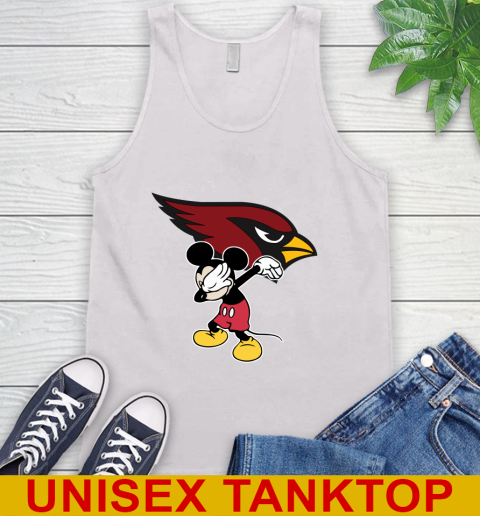 Arizona Cardinals NFL Football Dabbing Mickey Disney Sports Tank Top