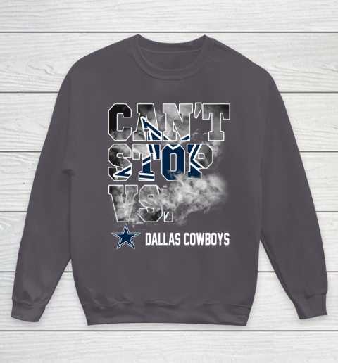 NFL Dallas Cowboys Can't Stop Vs Youth Sweatshirt 5