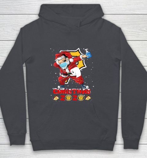 Pittsburgh Pirates Funny Santa Claus Dabbing Christmas 2020 MLB Youth Hoodie 5