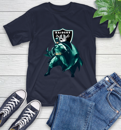 NFL Batman Football Sports Oakland Raiders T-Shirt 4