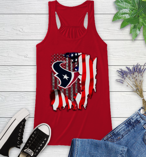 Houston Texans NFL Football American Flag Racerback Tank 5