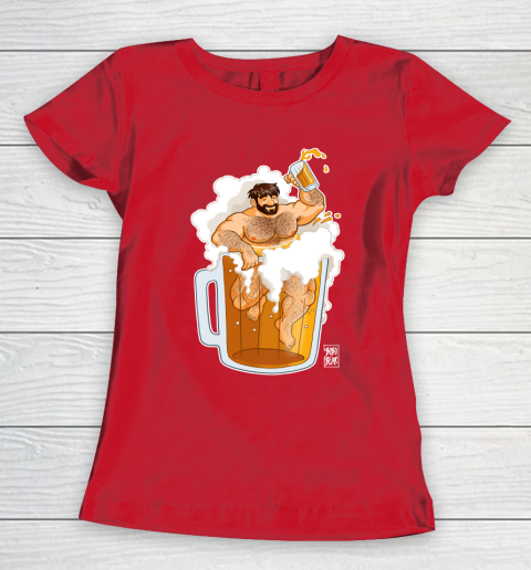 ADAM LIKES A BIG BEER LGBT Gay Pride Women's T-Shirt 9