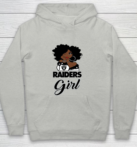Oakland Raiders Girl NFL Youth Hoodie 2
