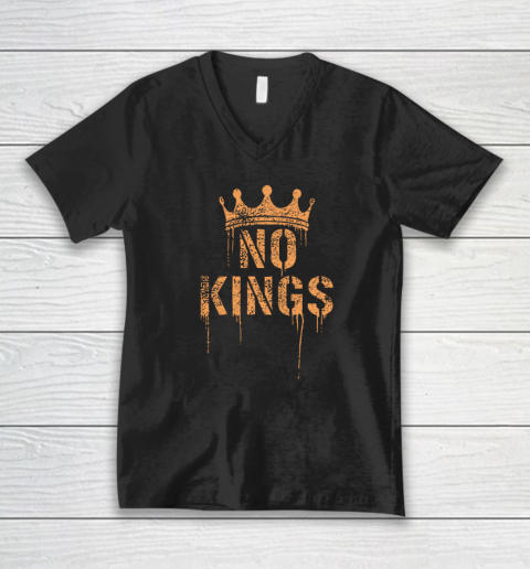 No Kings V-Neck T-Shirt
