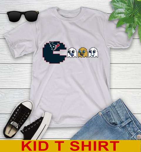 Houston Texans NFL Football Pac Man Champion Youth T-Shirt 5