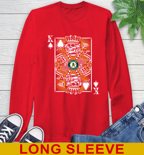 Oakland Athletics MLB Baseball The King Of Spades Death Cards Shirt Long Sleeve T-Shirt 12