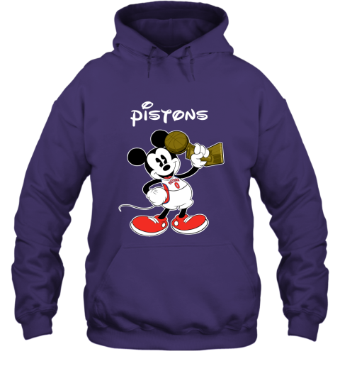 Mickey Detroit Pistons Hoodie