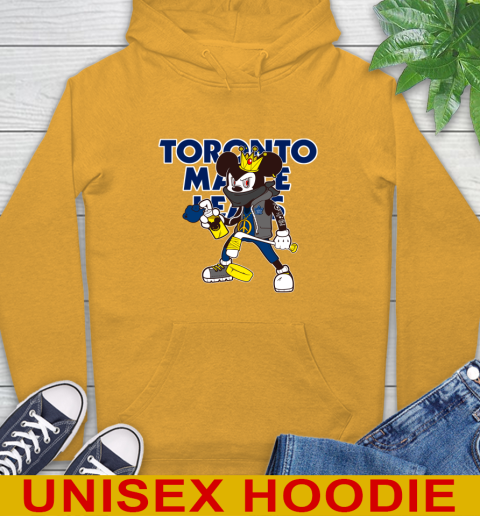 Toronto Maple Leafs NHL Hockey Mickey Peace Sign Sports Hoodie 3