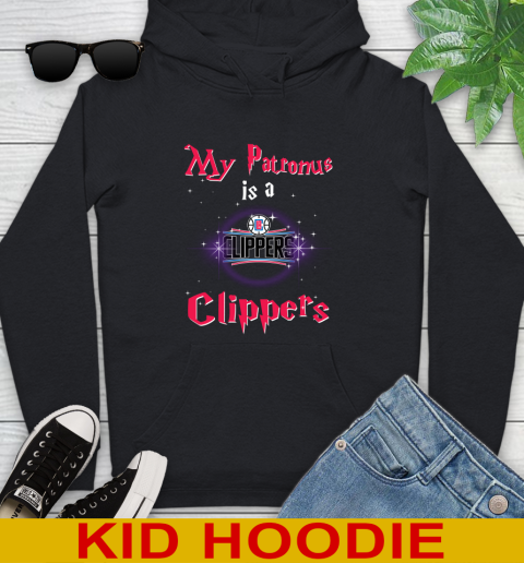 NBA Basketball Harry Potter My Patronus Is A LA Clippers Youth Hoodie
