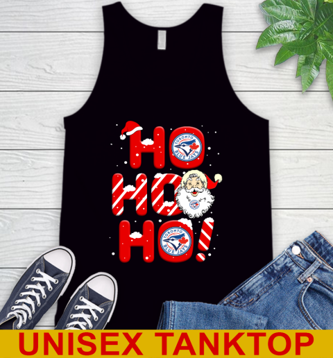 Toronto Blue Jays MLB Baseball Ho Ho Ho Santa Claus Merry Christmas Shirt Tank Top