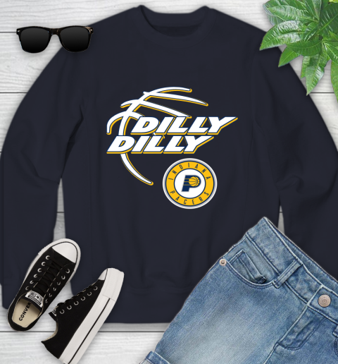 NBA Indiana Pacers Dilly Dilly Basketball Sports Youth Sweatshirt 3