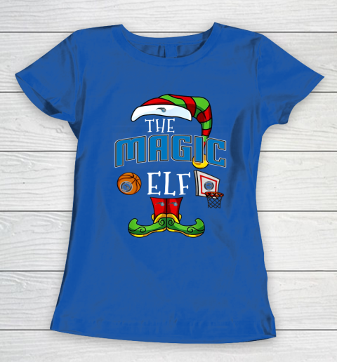 Orlando Magic Christmas ELF Funny NBA Women's T-Shirt 8