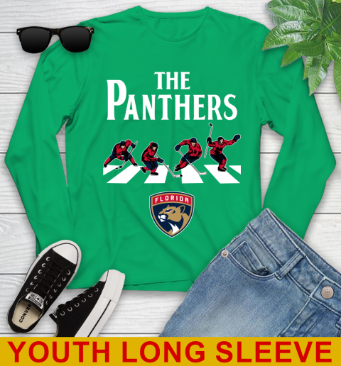 NHL Hockey Florida Panthers The Beatles Rock Band Shirt Youth Long Sleeve 7