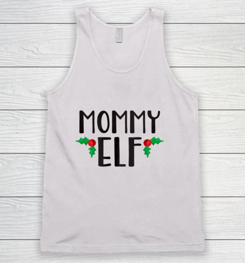 Mommy Elf Funny Family Christmas Gift Tank Top