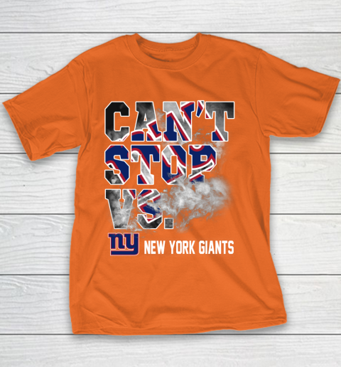 NFL New York Giants Can't Stop Vs Youth T-Shirt 4