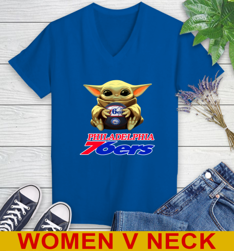 NBA Basketball Philadelphia 76ers Star Wars Baby Yoda Shirt 87