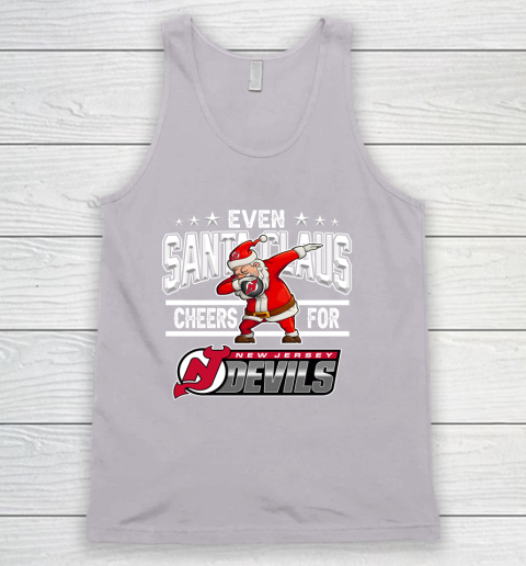New Jersey Devils Even Santa Claus Cheers For Christmas NHL Tank Top 3