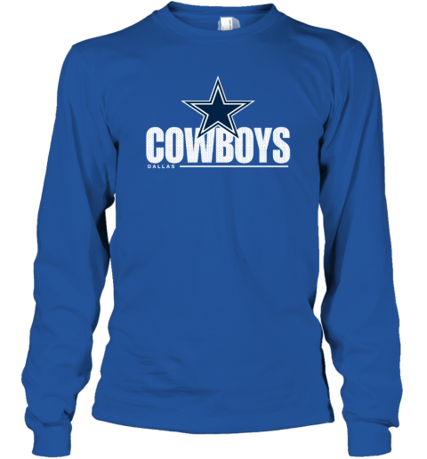 Dallas Cowboys New Era Navy Off-Sides Long Sleeve Dri-Tek T-Shirt