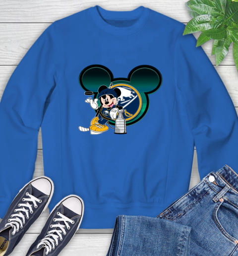 NHL Buffalo Sabres Stanley Cup Mickey Mouse Disney Hockey T Shirt Sweatshirt 8