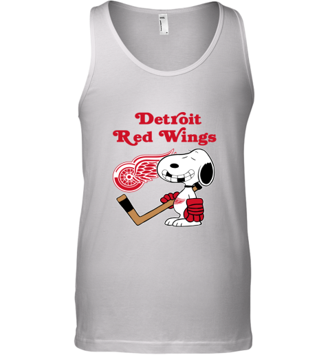 Detroit Red Wings Ice Hockey Broken Teeth Snoopy NHL Tank Top