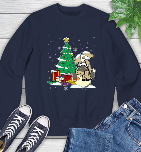 New Orleans Saints NFL Football Cute Tonari No Totoro Christmas Sports Sweatshirt 2