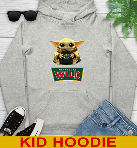 NHL Hockey Minnesota Wild Star Wars Baby Yoda Shirt 134