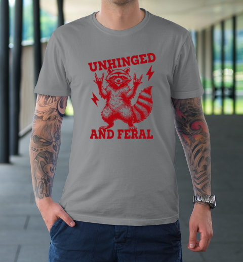 Unhinged And Feral Raccoon T-Shirt 3