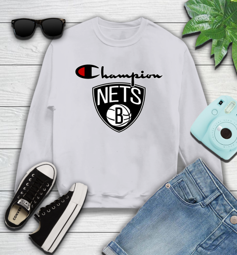 NBA Basketball Brooklyn Nets Champion Shirt Youth Sweatshirt 2