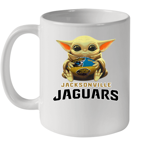 NFL Football Jacksonville Jaguars Baby Yoda Star Wars Shirt Ceramic Mug 11oz