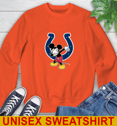 Indianapolis Colts NFL Football Dabbing Mickey Disney Sports Sweatshirt 4