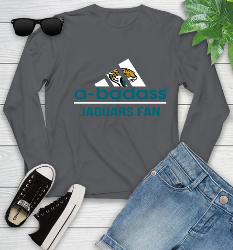 Jacksonville Jaguars NFL Football A Badass Adidas Adoring Fan Sports Youth Long Sleeve 9